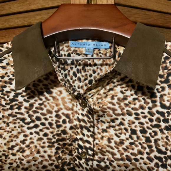 Animal Print Blouse - Picture 2 of 6